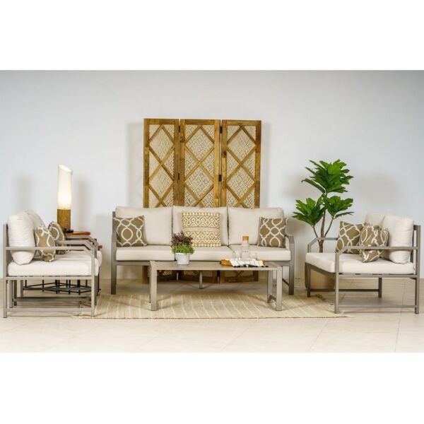 كنب جلسة خارجيه ثلاثي نيس - بيج