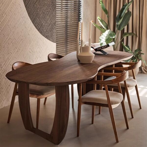 طاولة طعام سالز 8 أشخاص - بني