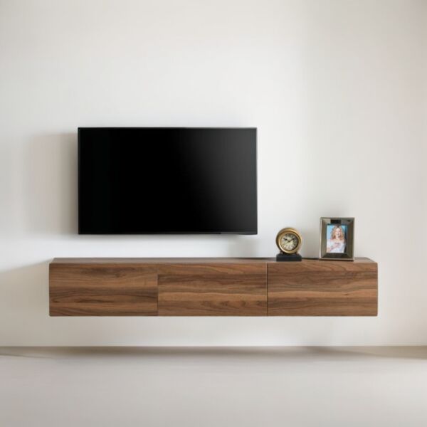 حامل تلفزيون جداري داملا إلم كوڤ - بني غامق