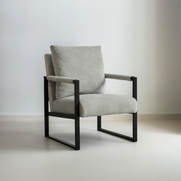 كرسي مفرد رانو - رمادي