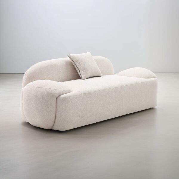 كنبة ثلاثية اياش - بيج فاتح