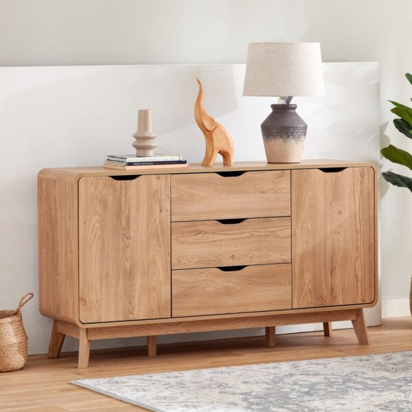 وحدة جانبية بـ3 أدراج وبابين - نورديك سبرينج