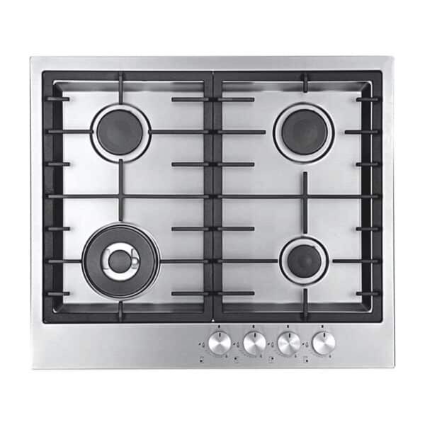 سطح غاز باوماتيك مدمج بلت ان- مسطح - 4 مواقد - ستيل