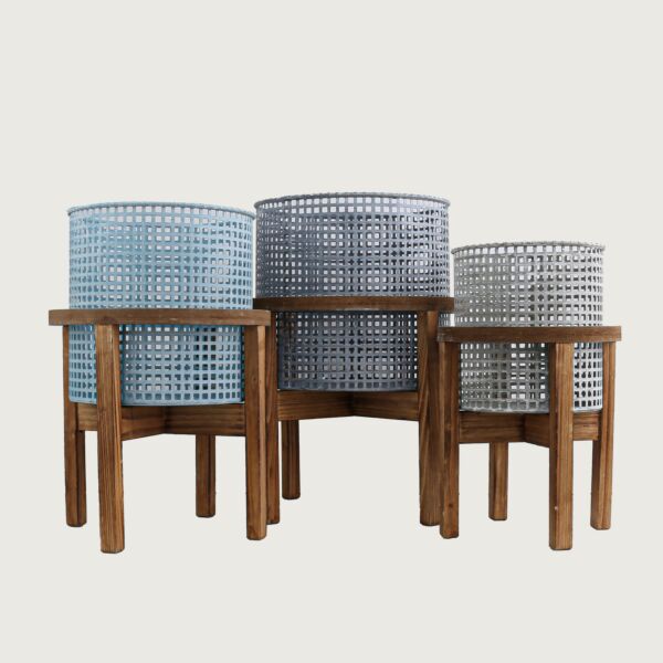 طقم مراكن زرع اليف 3 قطع - متعدد الالوان