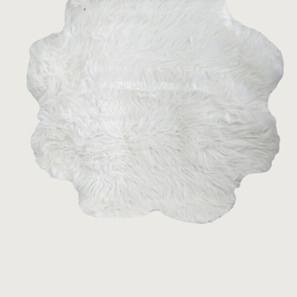 سجادة فرو اريان-ابيض