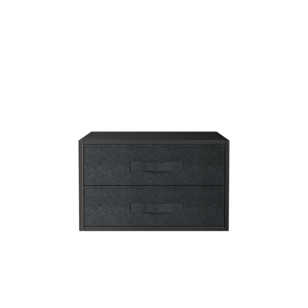 صندوق تنظيم درجين اورجانيز - رمادي واسود