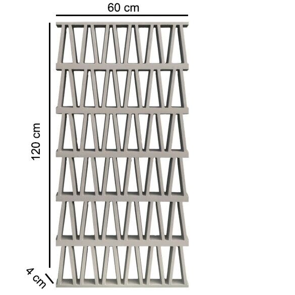 ديكور جداري شاك - رمادي