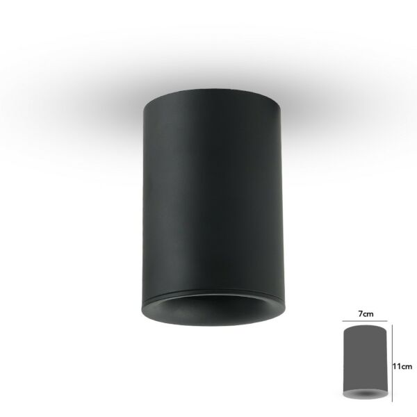 إضاءة سقف سلندر اينر دائري اسود