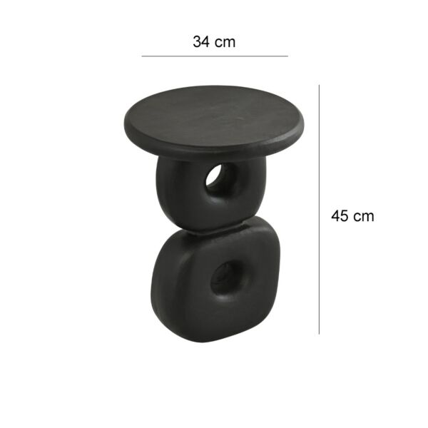 طاولة جانبية بيرال - اسود