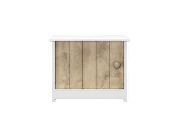  طاولة السرير الجانبية  شارلي - ابيض