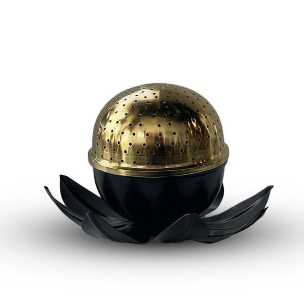 مبخره زهرة اللوتس أسود - كبير