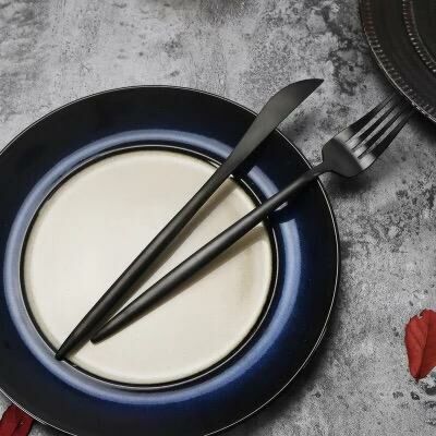 طقم أدوات طعام غوا 4 قطع - لون أسود