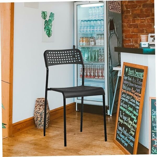 كرسي طعام ناكسي - اسود