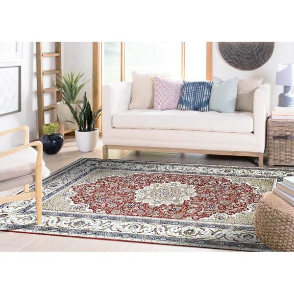 سجاد هاميلتون - لون أحمر وأزرق وبيج