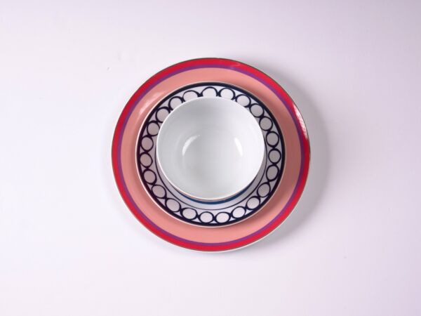 طقم صحون عشاء ديلايت 12 قطعة - متعدد الألوان