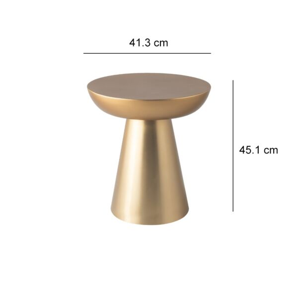 طاولة جانبية باسيك - ذهبي