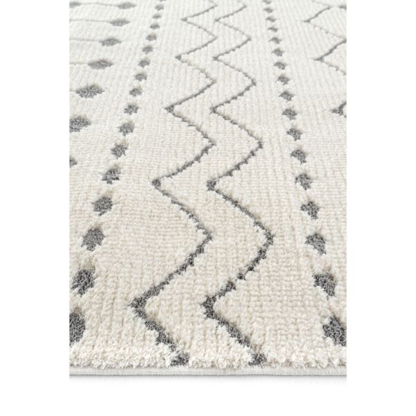 سجادة ثائري من لومز 200x290 - كريمي ورمادي
