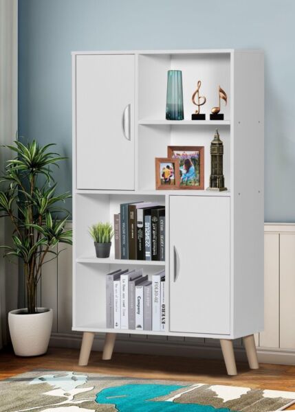 وحدة تخزين دينير خشب مكونة من رفوف وأدراج متعددة الإستخدام 