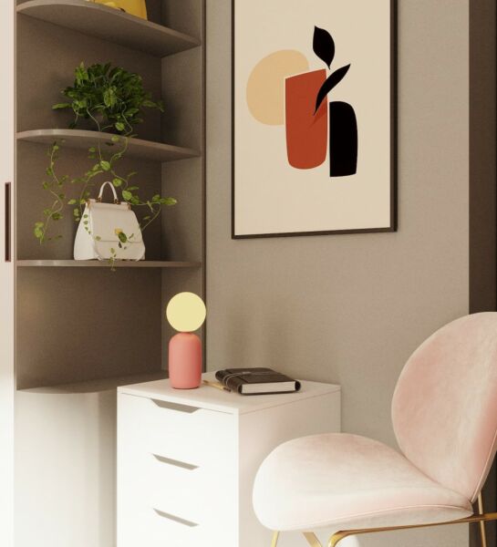 أبجورة طاولة مارغوري زهري