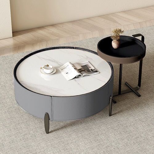 طاولة قهوة مع طاولة جانبية اسار