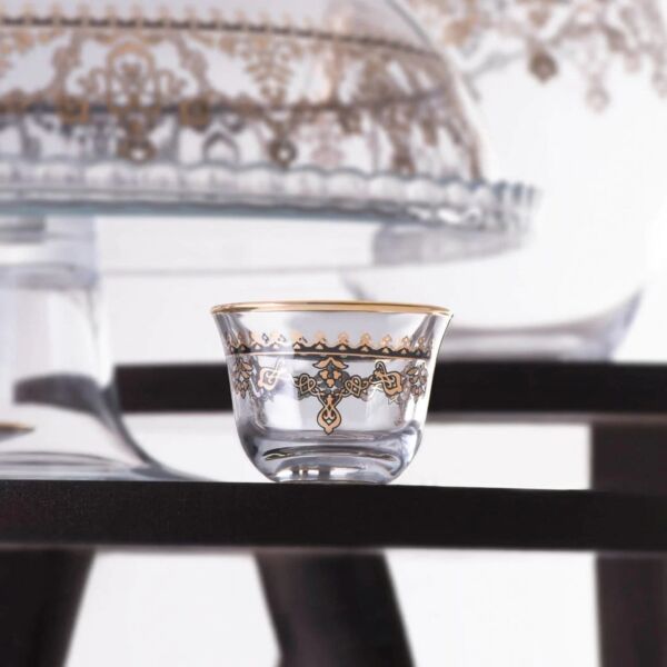 طقم فناجين قهوة سعودية ل6 أشخاص وسكرية دوجا