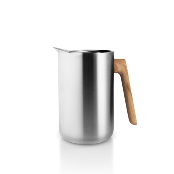 ترمس إيفا سولو ستيل مع يد خشب فضي 1 لتر