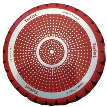 مقلاة تيفال تيمبو روسين فليم مع بقعة حرارية 24 سم - أحمر