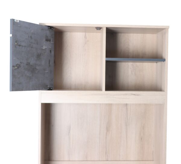 ركن قهوة مودرن خشب ماليزي كايسون - بيج ورمادي