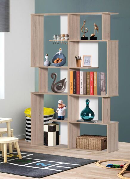 وحدة  تخزين كونور رفوف خشب  متعددة الإستخدام 