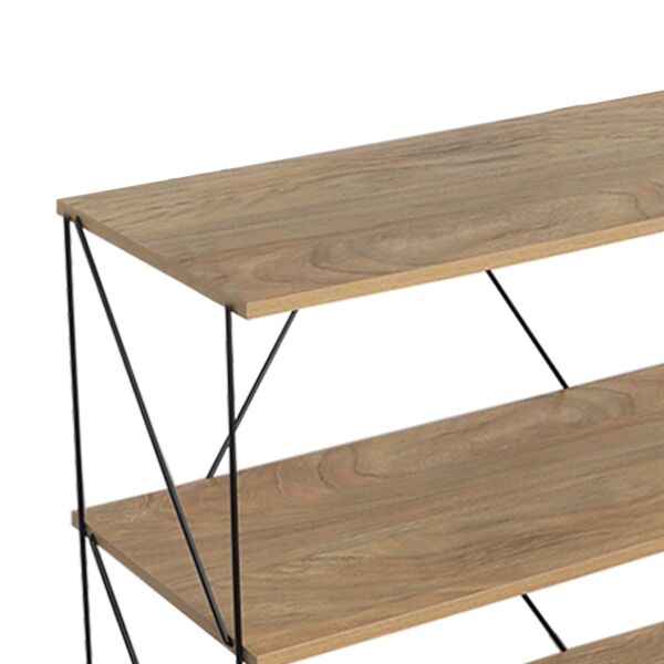 وحدة رفوف ليلي خشب ماليزي 5 ادوار  متعددة الإستخدام خشبي 