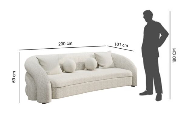 كنبة ثلاثية جان