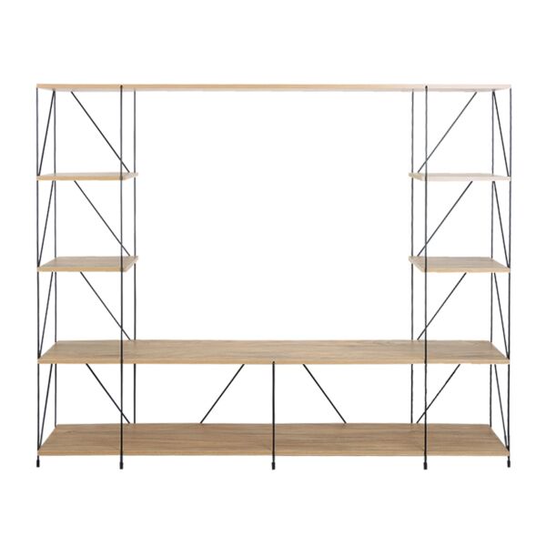 وحدة تلفزيون جايدن خشب ماليزي 3 أدوار خشبي 