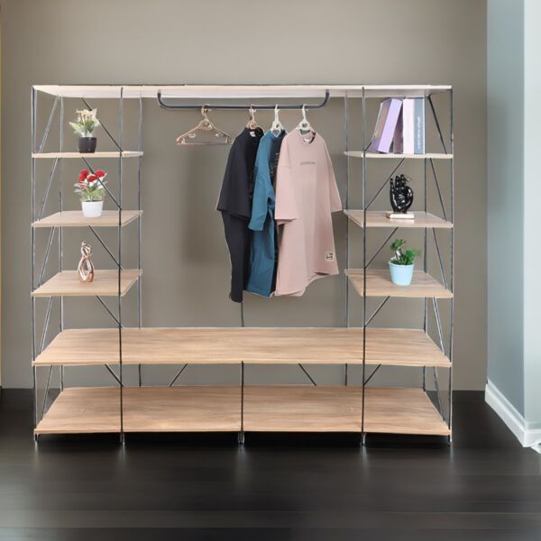 وحدة تخزين رفوف جاسون خشب ماليزي متعددة الإستخدام خشبي 