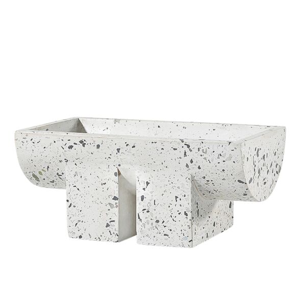 وعاء فواكه وايت ستون بقاعدة مرتفعة 