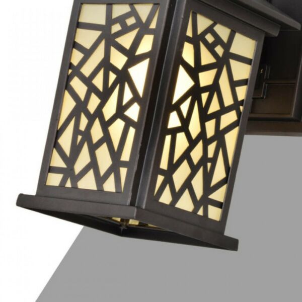 فانوس جداري سومانتك مربع اسود