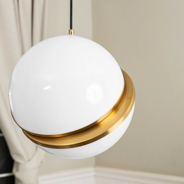 إنارة معلقة راقية دائرة مقطوعه كبيرة 25 سم