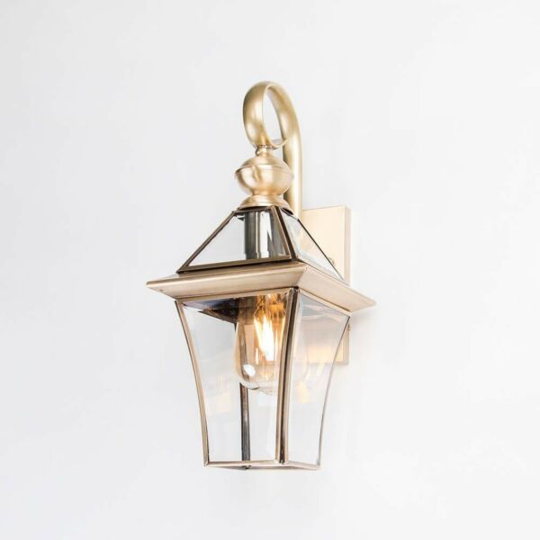 اضاءة جدارية فانوس لورا مقاس صغير ذهبي