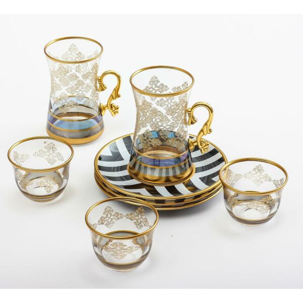 طقم قهوة وشاي Beauty- ل6 أشخاص