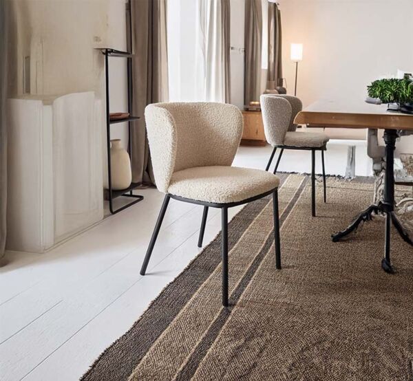 كرسي طعام ماندي - بيج