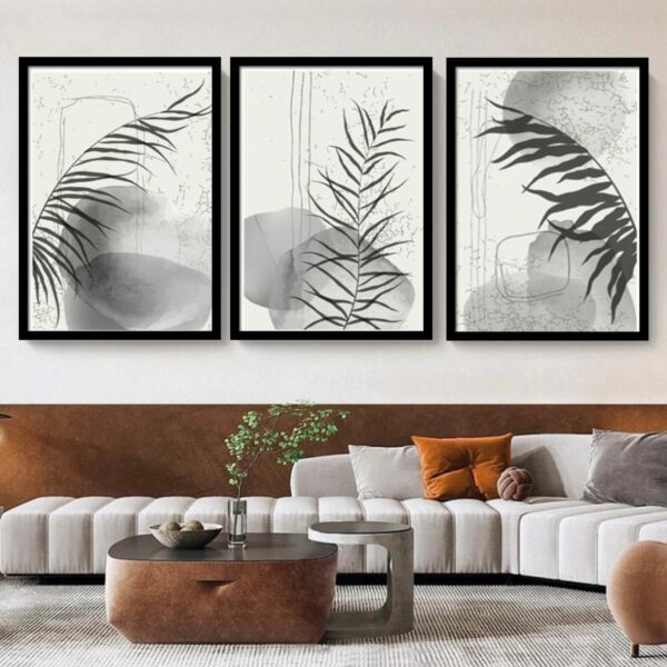 طقم 3 لوحات مودرن برافوس بلانتس