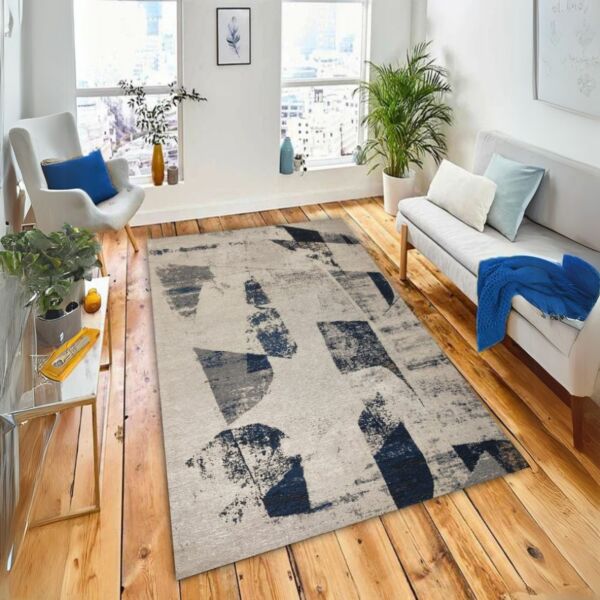 سجادة ابيلا 150x230 سم حياكة يدوية - بيج ومتعدد الالوان