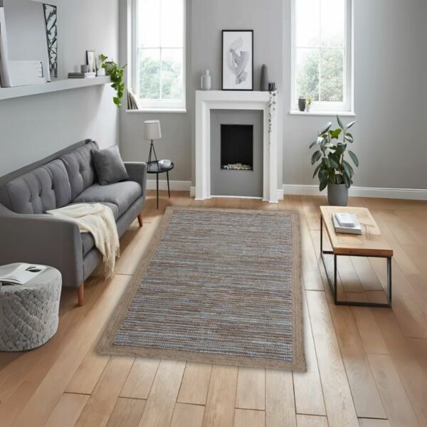 سجادة ترودي 200x300 سم حياكة يدوية - بني ومتعدد الالوان