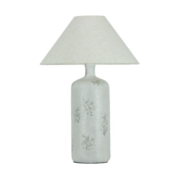 أبجورة طاولة باو - ابيض