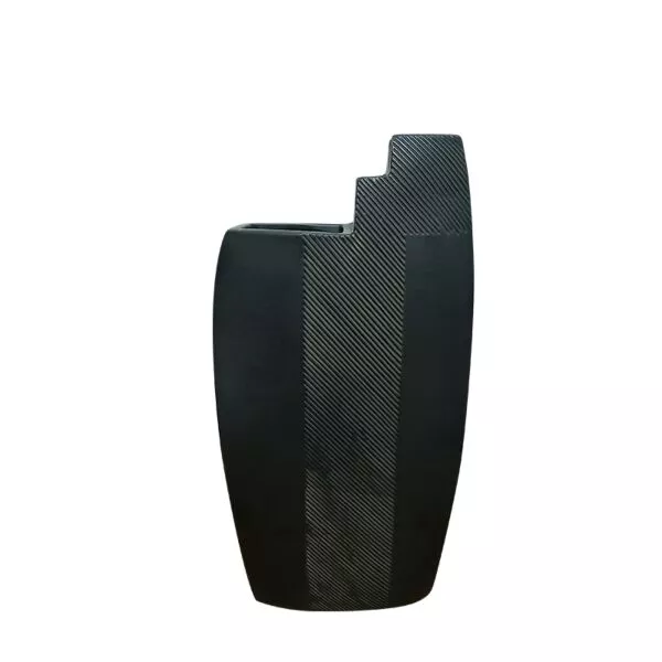 فازة ماريش جيوميترك - أسود