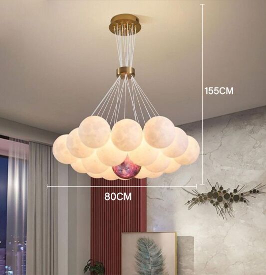 إنارة معلقة نوفولا كريستا - ذهبي