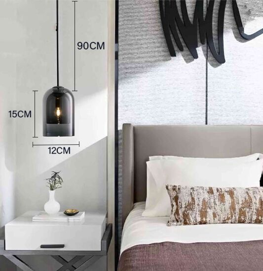 إنارة معلقة بلاك كاب - أسود