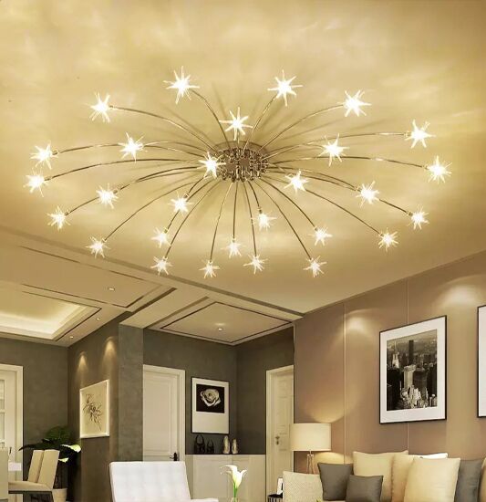 إنارة معلقة ستاري نجوم - ذهبي