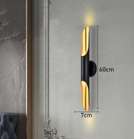 اضاءة جدارية مودرن - اسود