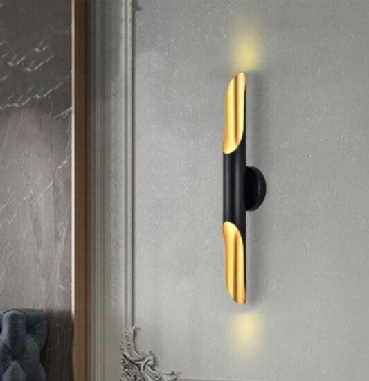اضاءة جدارية مودرن - اسود