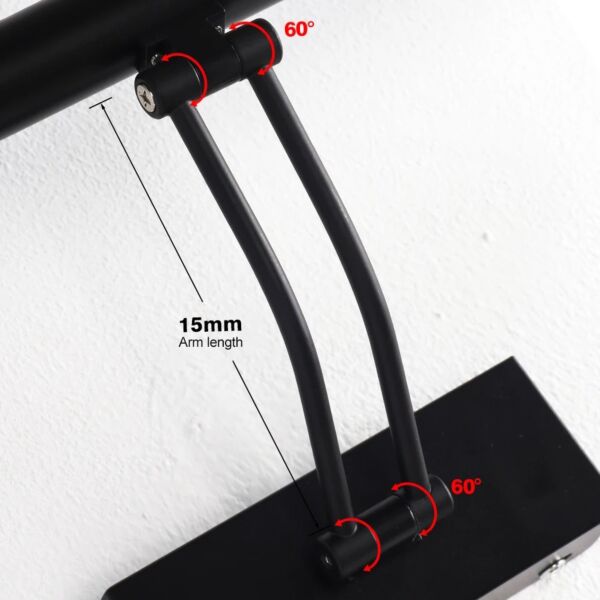 اضاءة جدارية سمبل - اسود